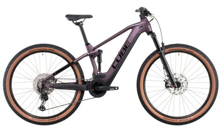 Elektro bicykel Cube Stereo Hybrid 120 Race 625 smokylilac-black 2022